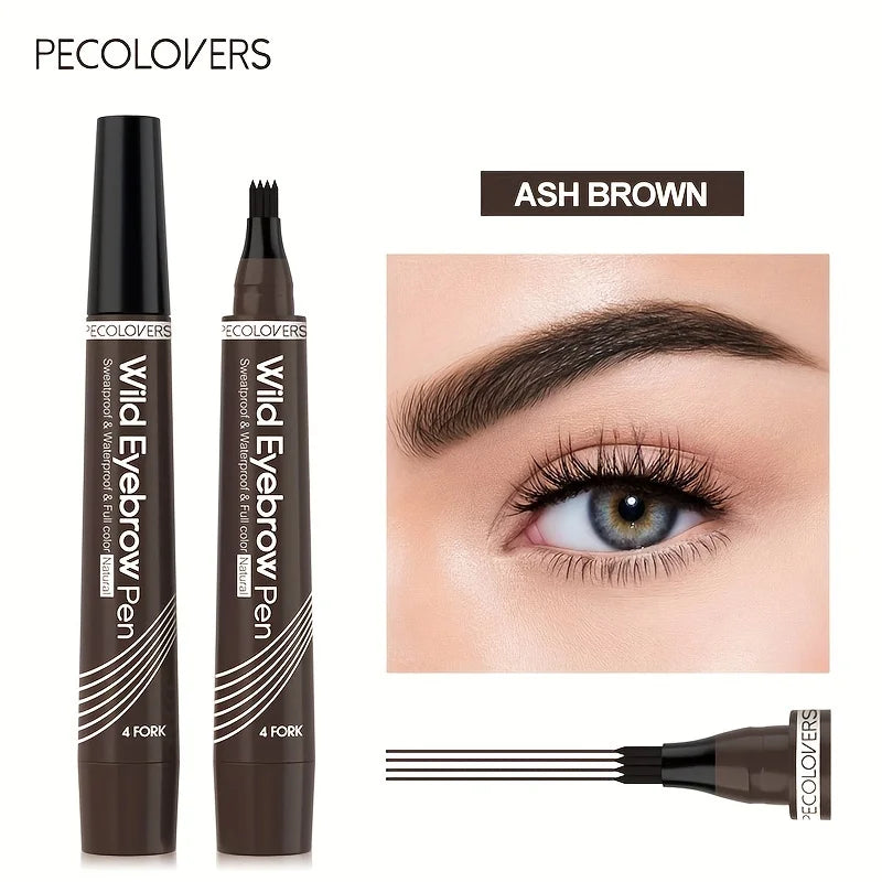 4-Fork Tip Eyebrow Pen