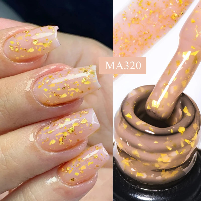 Glitter Rubber Base Gel