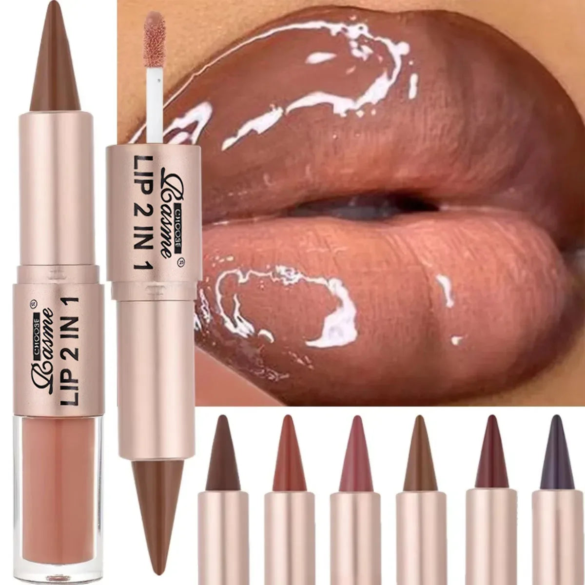 2-in-1 Lip Liner & Lip Gloss