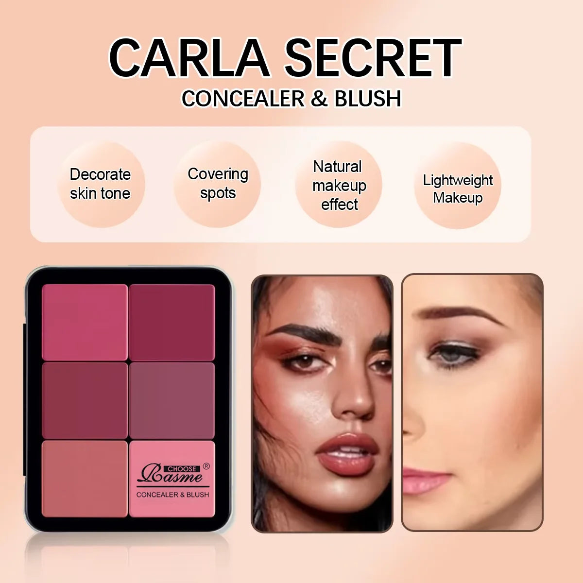 12-Color Face Palette