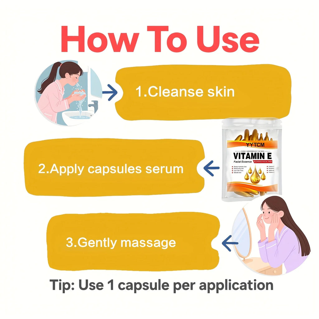 Vitamin E Hydrating Serum Capsules