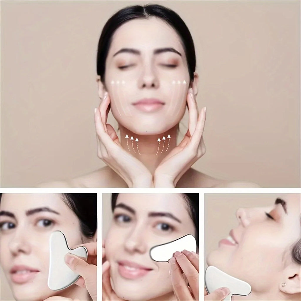 Stainless Steel Facial Gua Sha Massage Tool