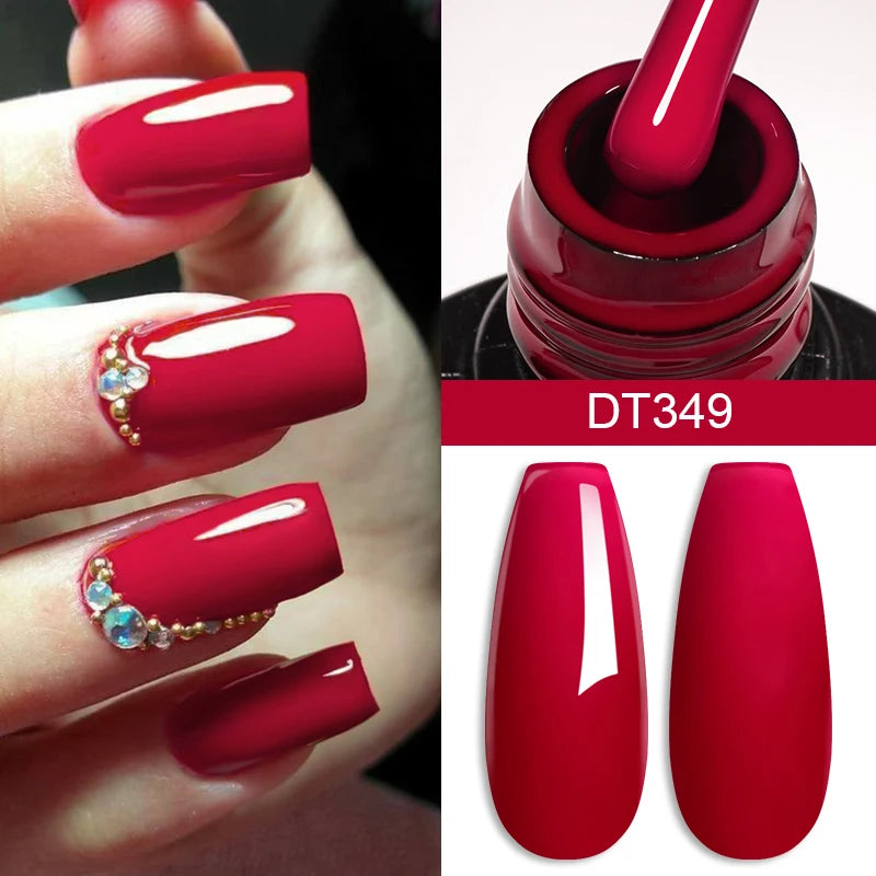 Crystal Red Gel Polish