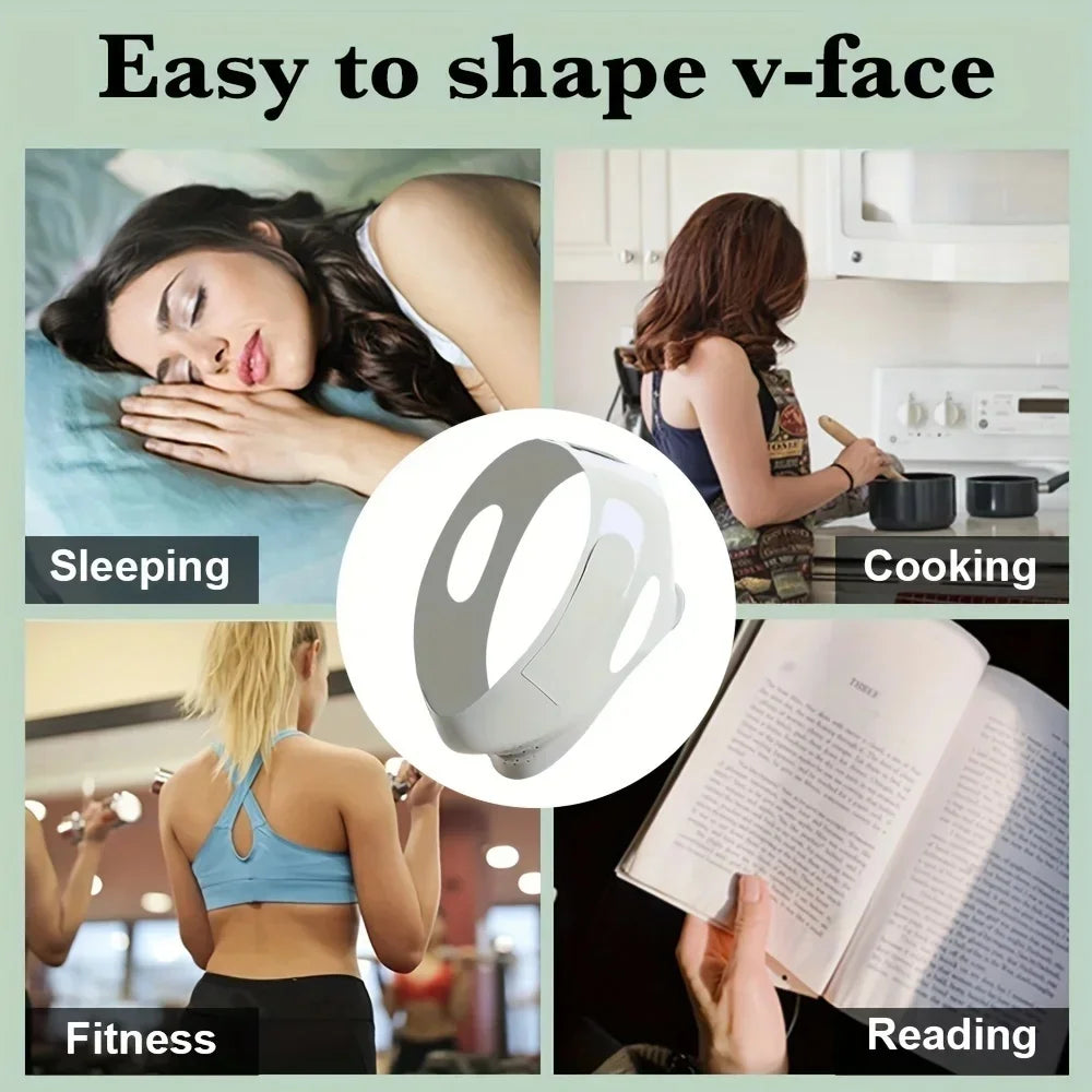 Reusable V-Line Face Support Mask