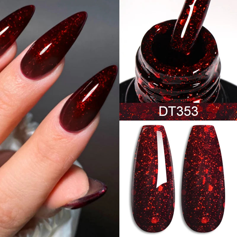 Crystal Red Gel Polish