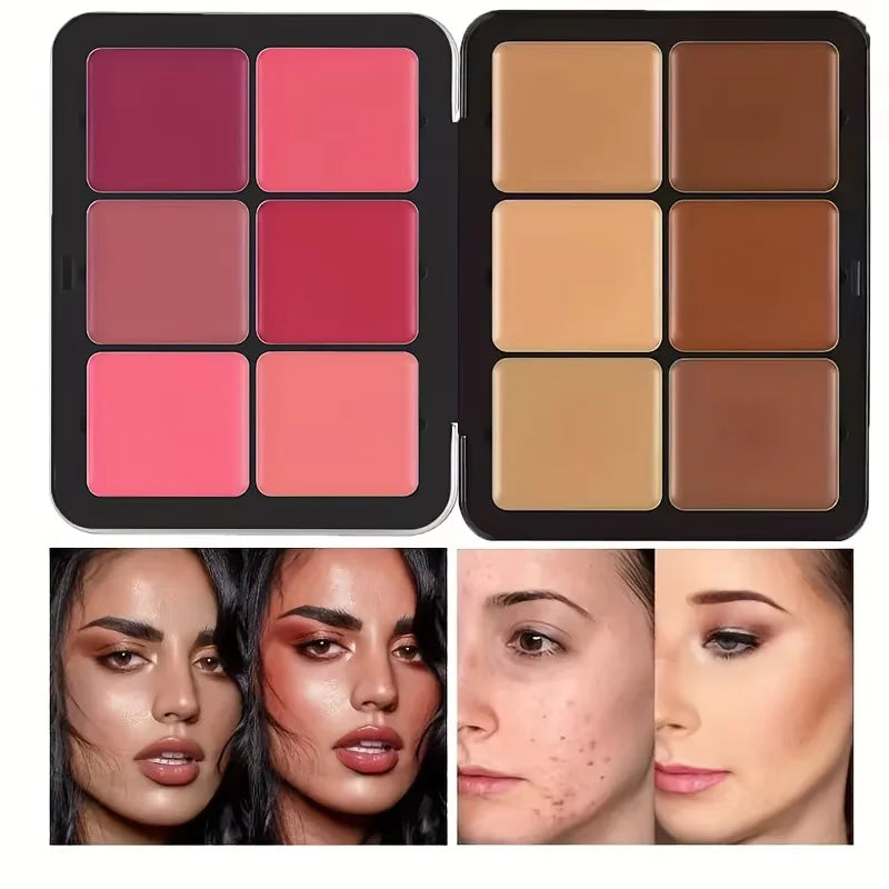 12-Color Face Palette