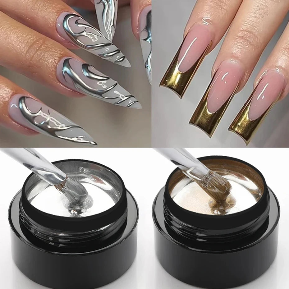 Metallic Nail Art Painting Gel