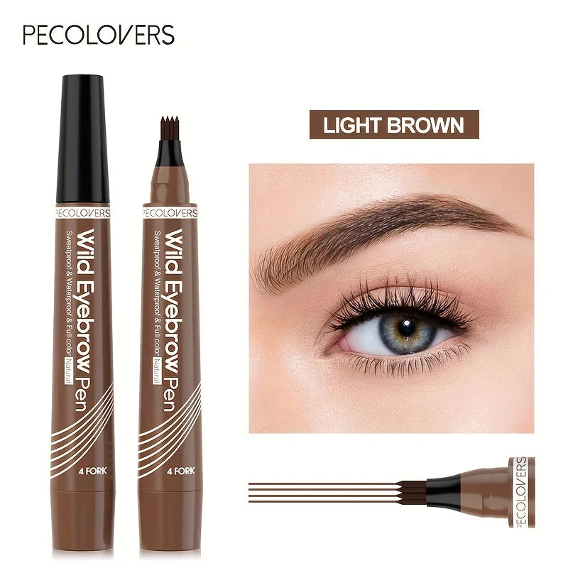 4-Fork Tip Eyebrow Pen