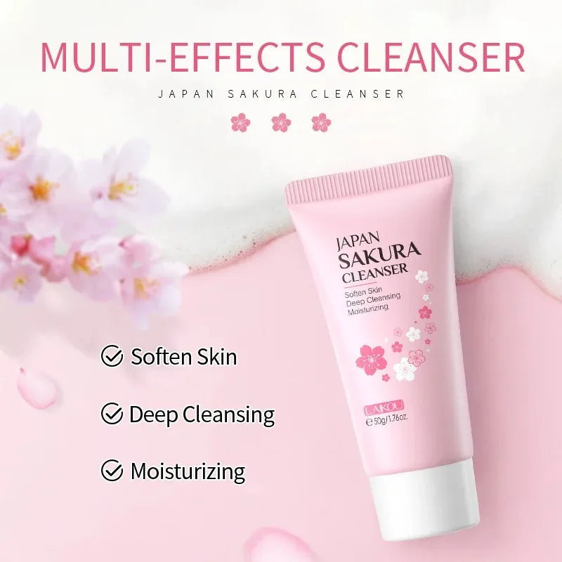 Sakura Brightening Facial Cleanser (50g)