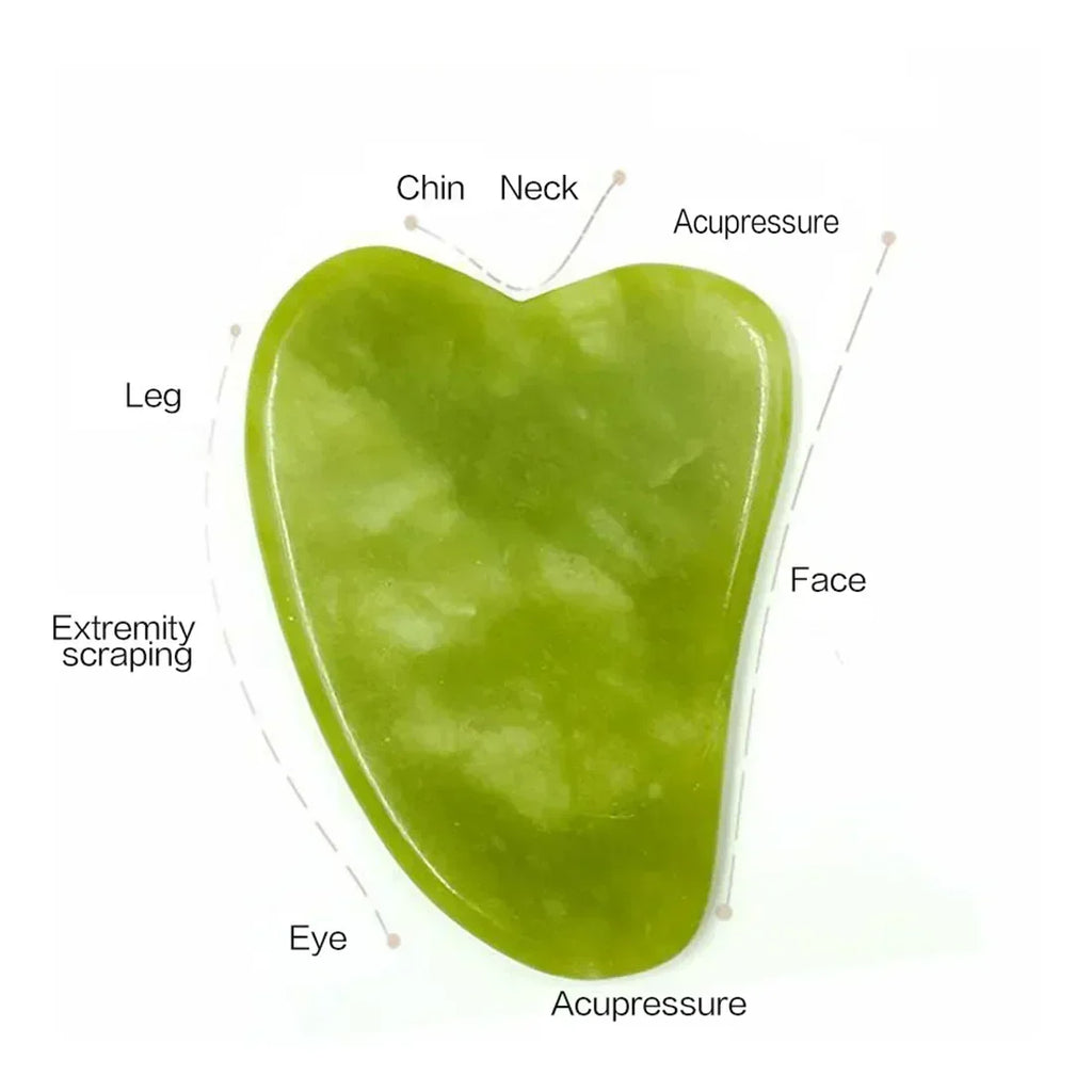 Natural Jade Roller & Gua Sha Set