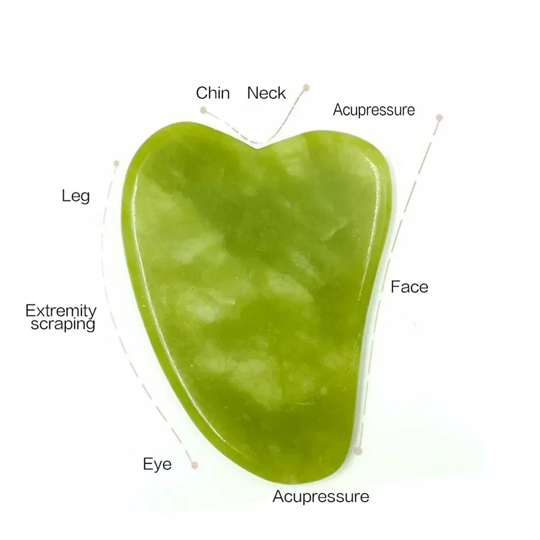 Natural Jade Roller & Gua Sha Set