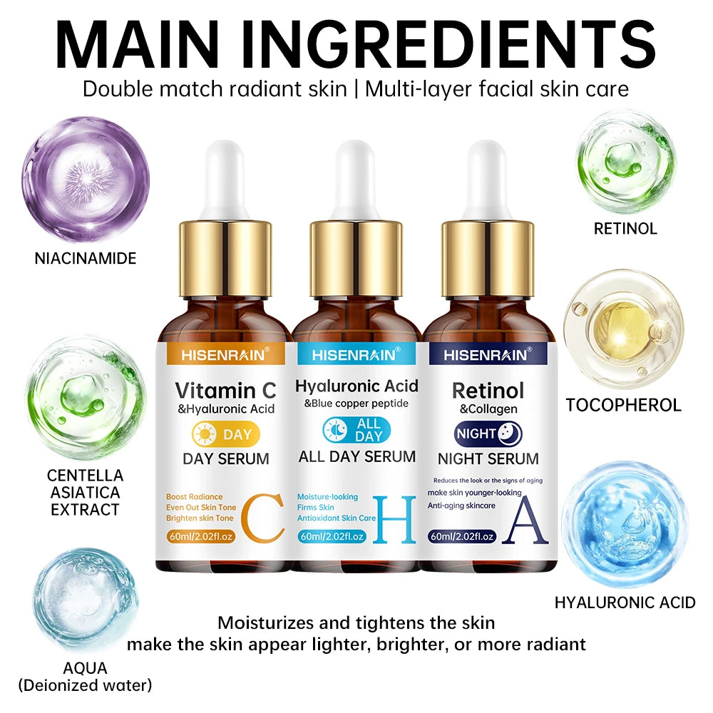 Vitamin C, Retinol & Hyaluronic Acid Serum Duo