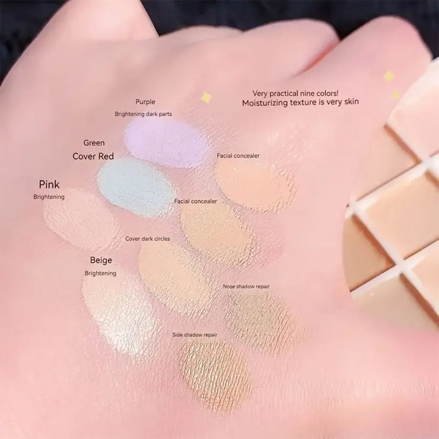 9-Color Color Correcting Concealer Palette