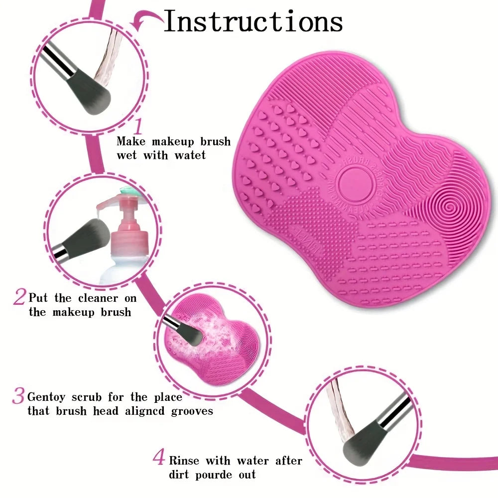 Silicone Makeup Brush Cleaning Pad