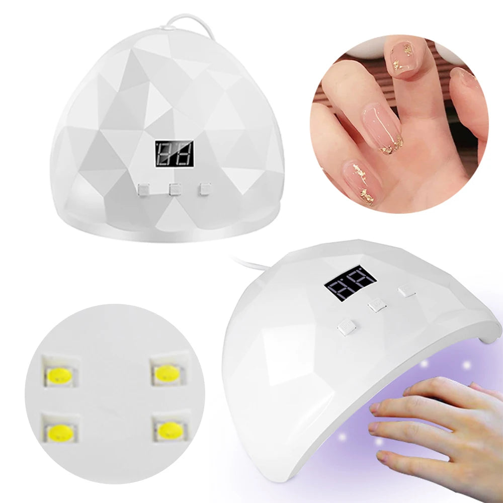 LULAA UV LED Nail Lamp with Eye Protection