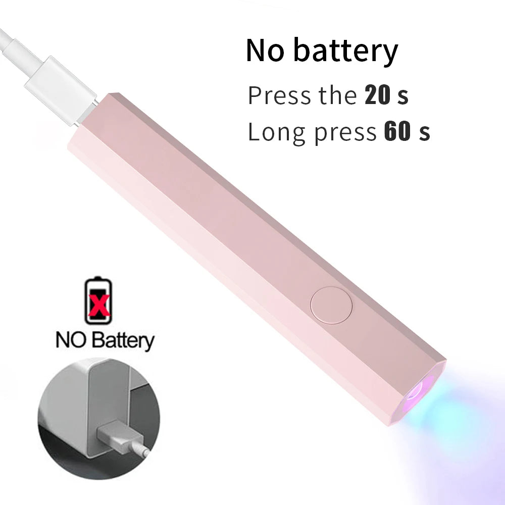 Rechargeable Mini LED Nail Lamp