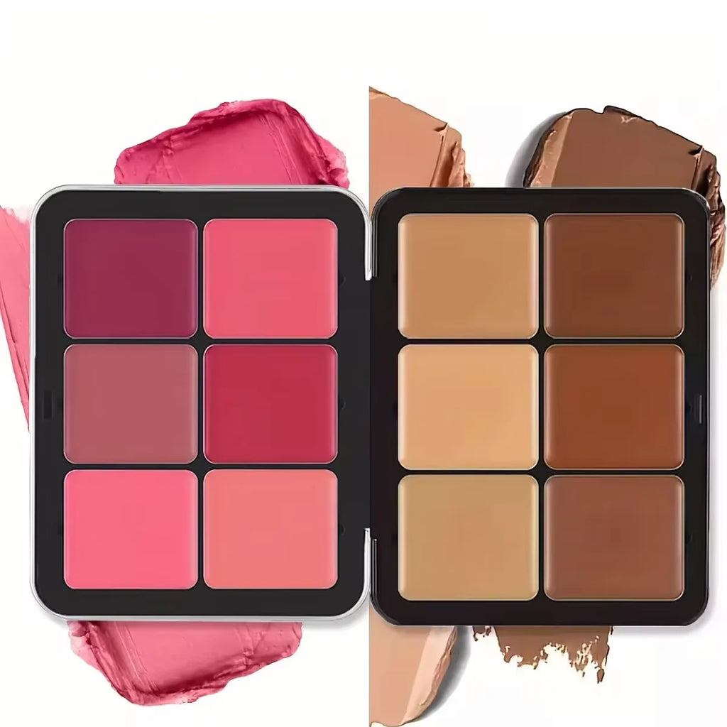 12-Color Face Palette