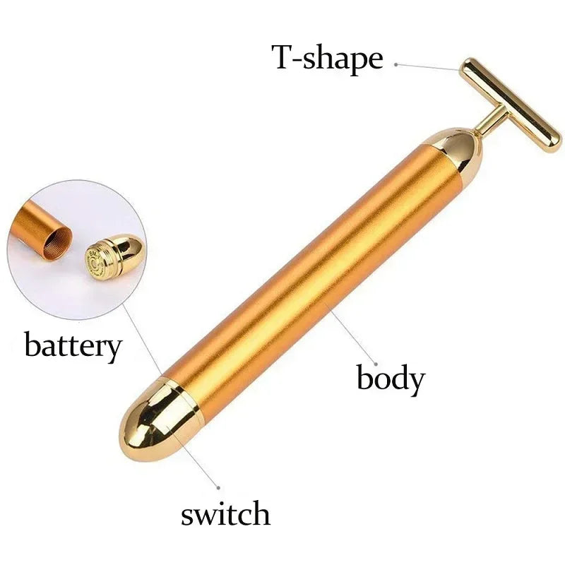 Electric Facial Massage Roller Set