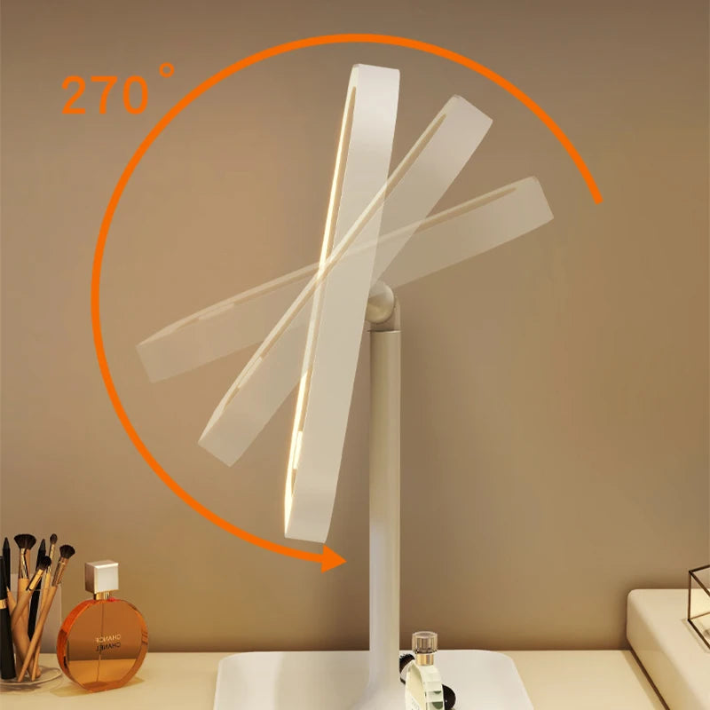 LED Vanity Makeup Mirror with 3 Color Lighting