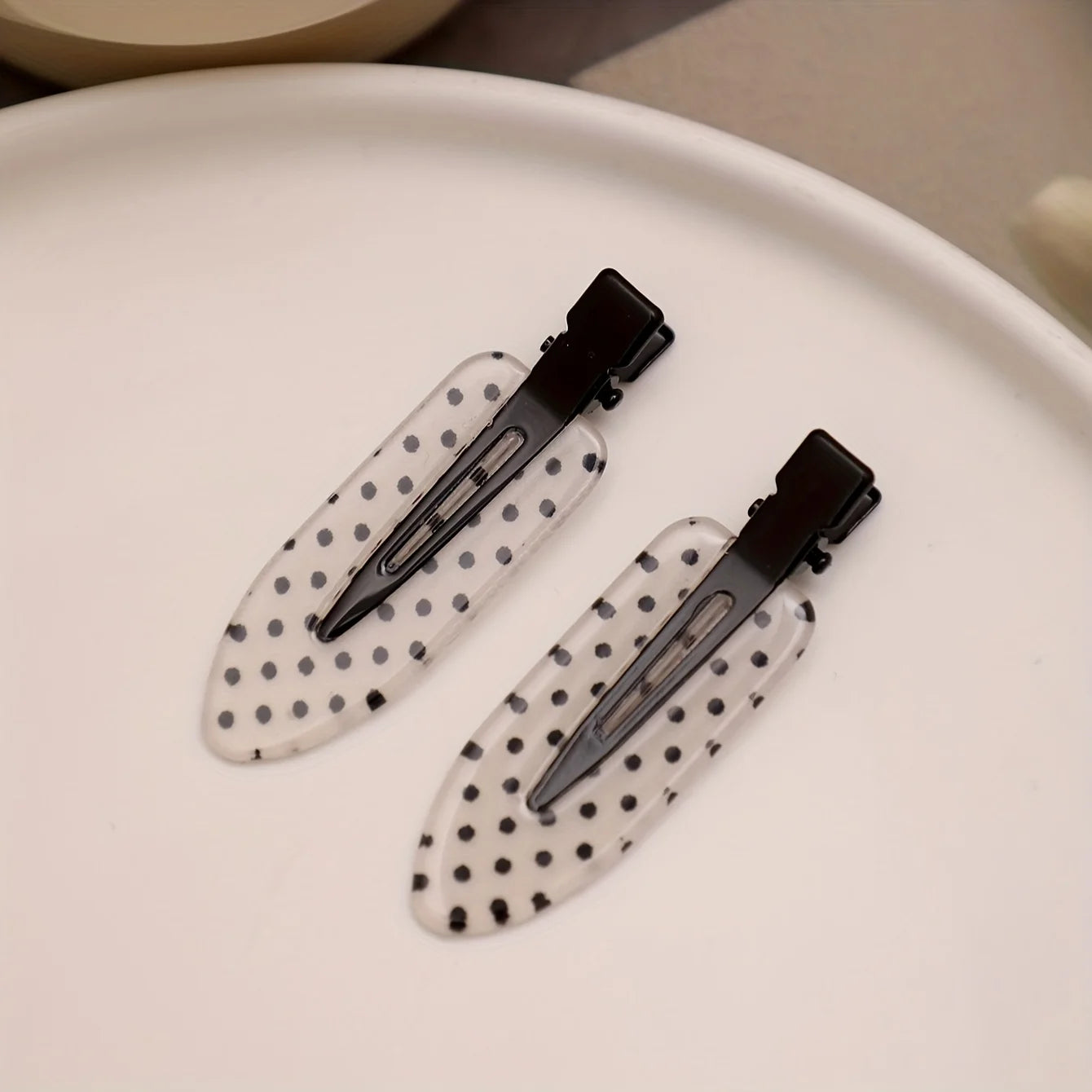 4-Piece Acrylic Duckbill Hair Clip Set
