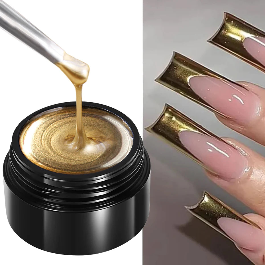 Metallic Nail Art Painting Gel