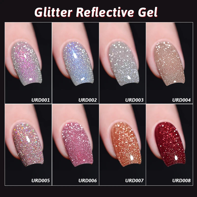 Reflective Glitter Gel Polish