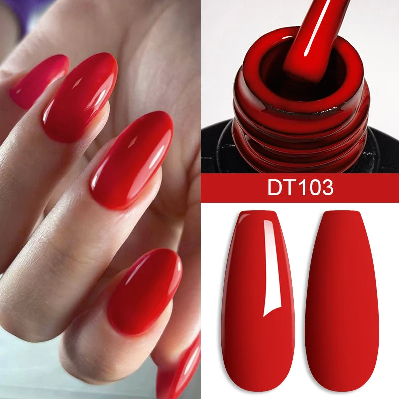 Crystal Red Gel Polish