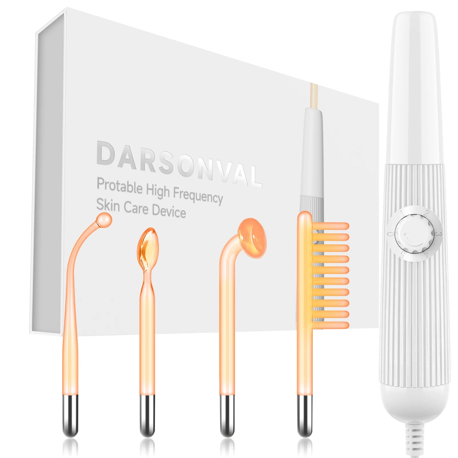 High Frequency Glass Electrode Facial Wand