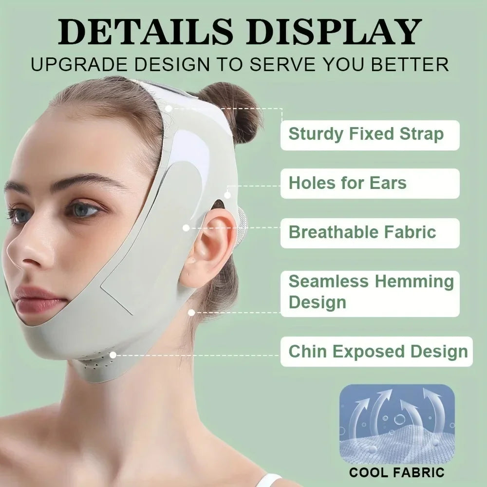 Reusable V-Line Face Support Mask