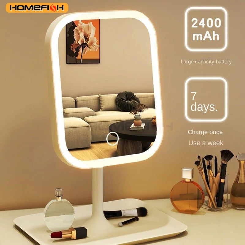 LED Vanity Makeup Mirror with 3 Color Lighting