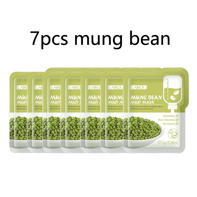 Matcha Green Clay Face Mask Set (7-Pack)