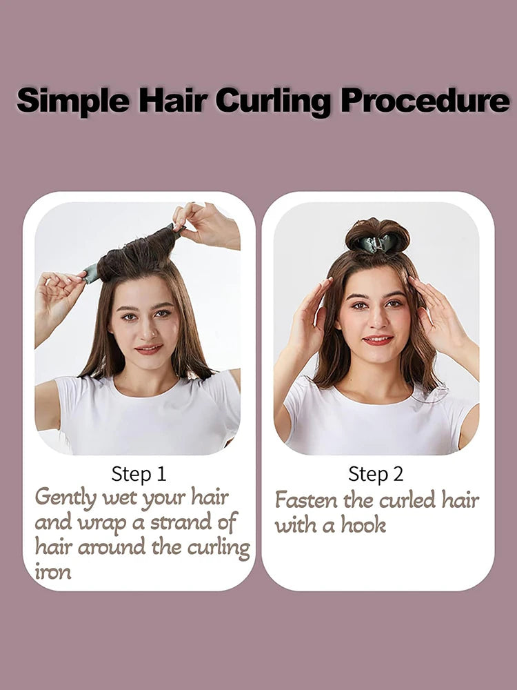 Heatless Curling Ribbon Set for Natural Curls