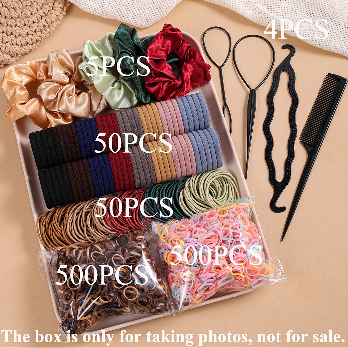 Hair Ties & Accessories Set