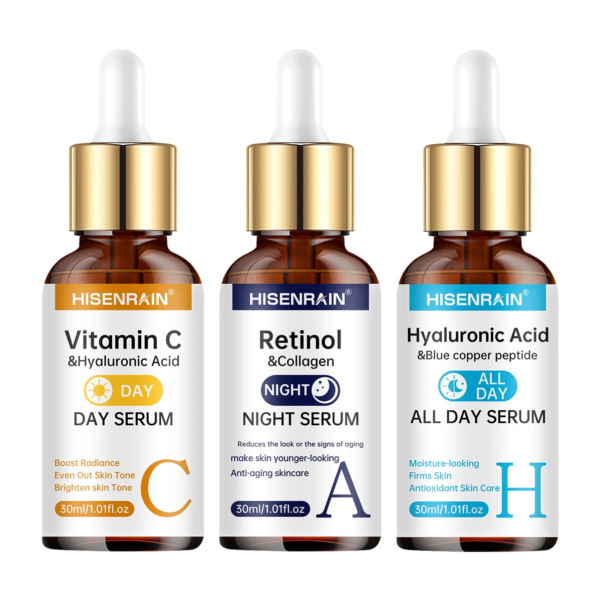 Vitamin C, Retinol & Hyaluronic Acid Serum Duo