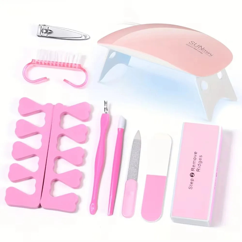 Electric Nail Drill & UV LED Nail Lamp Kit