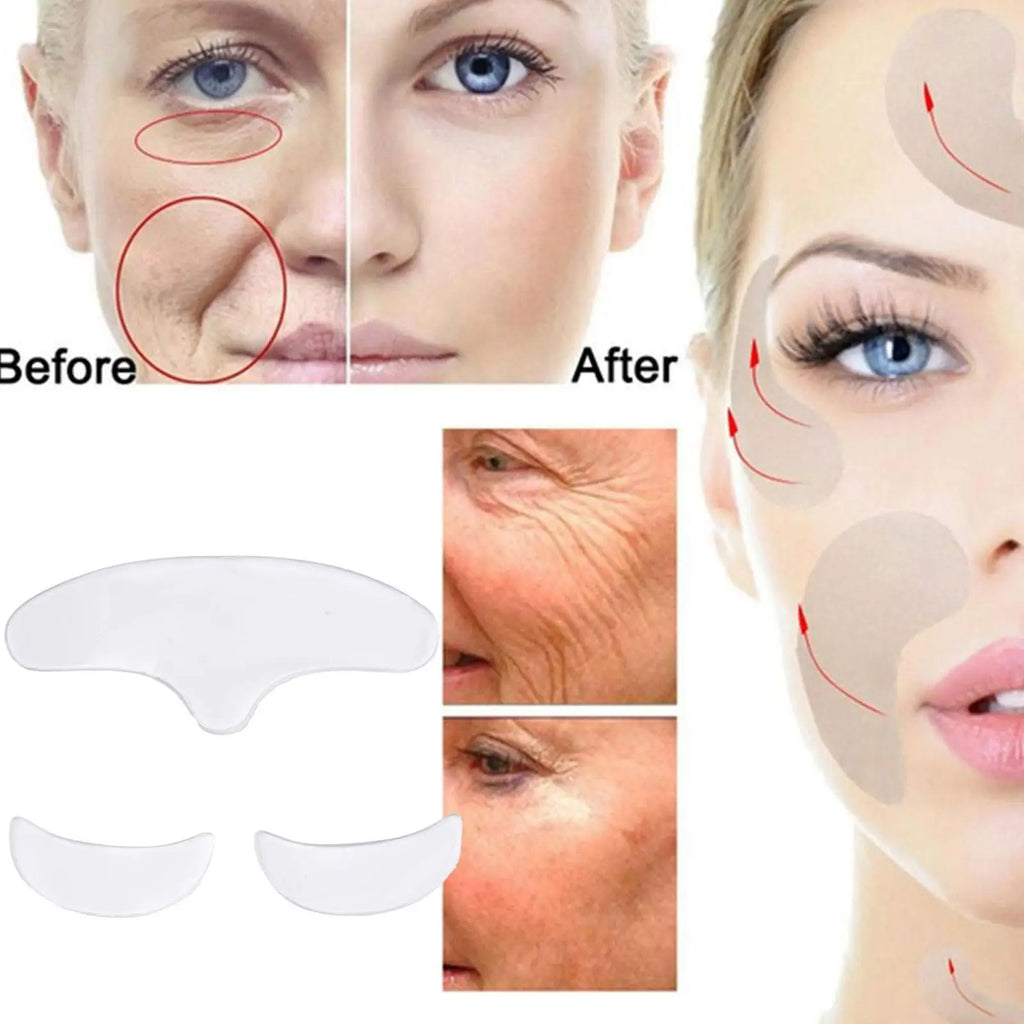Silicone Forehead & Eye Care Patch Set