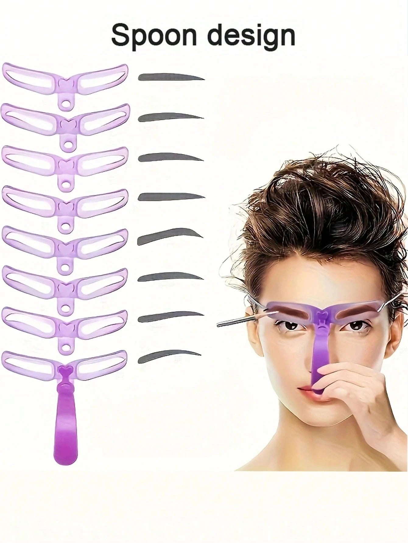 Reusable Eyebrow Stencil Kit