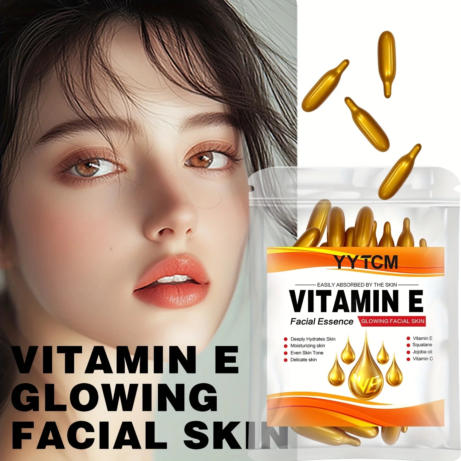 Vitamin E Hydrating Serum Capsules