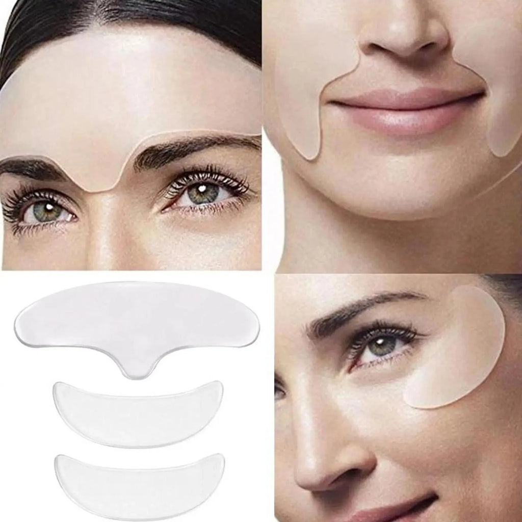 Silicone Forehead & Eye Care Patch Set