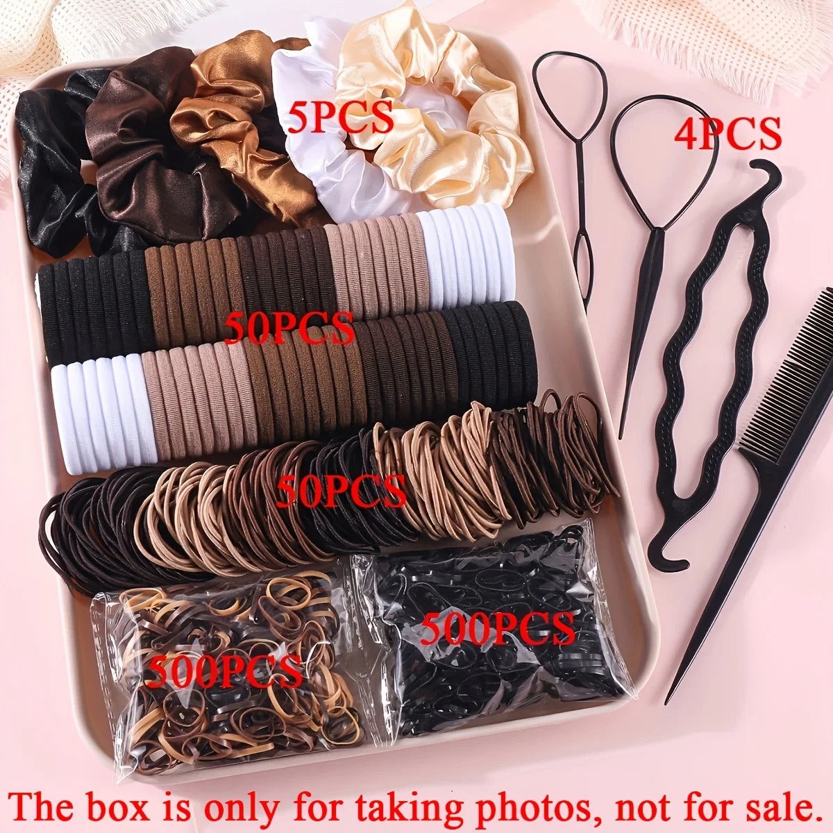 Hair Ties & Accessories Set