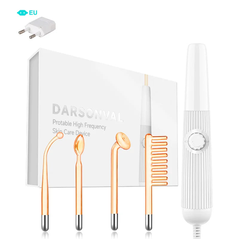 High Frequency Glass Electrode Facial Wand