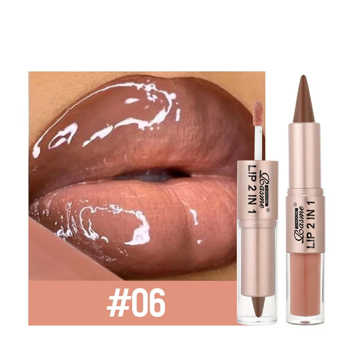 2-in-1 Lip Liner & Lip Gloss
