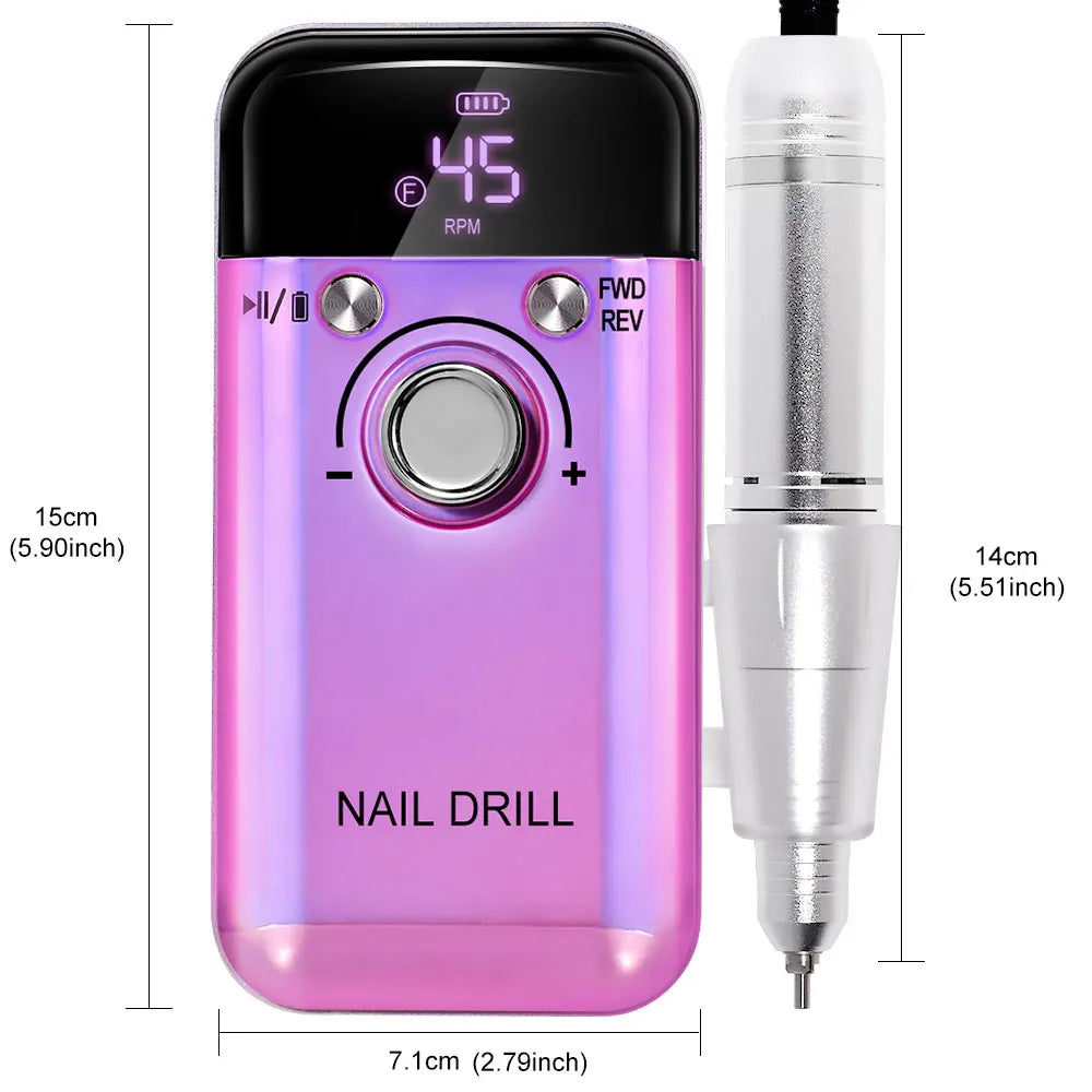 Professional Rechargeable Electric Nail Drill