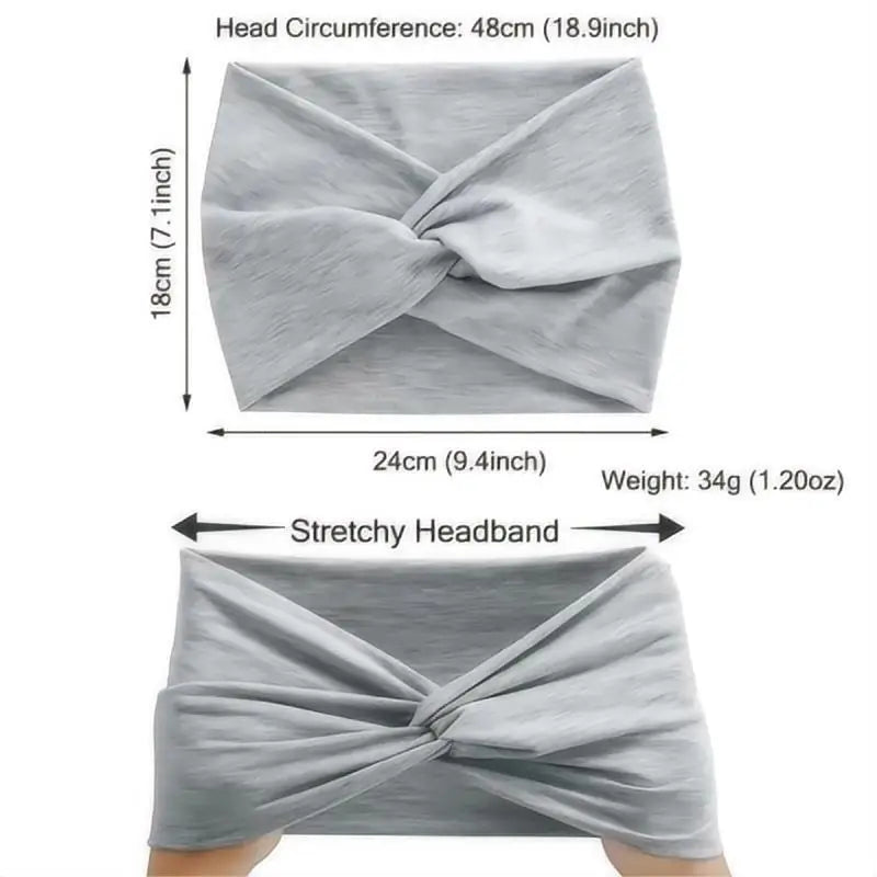 Wide Elastic Spa Headband
