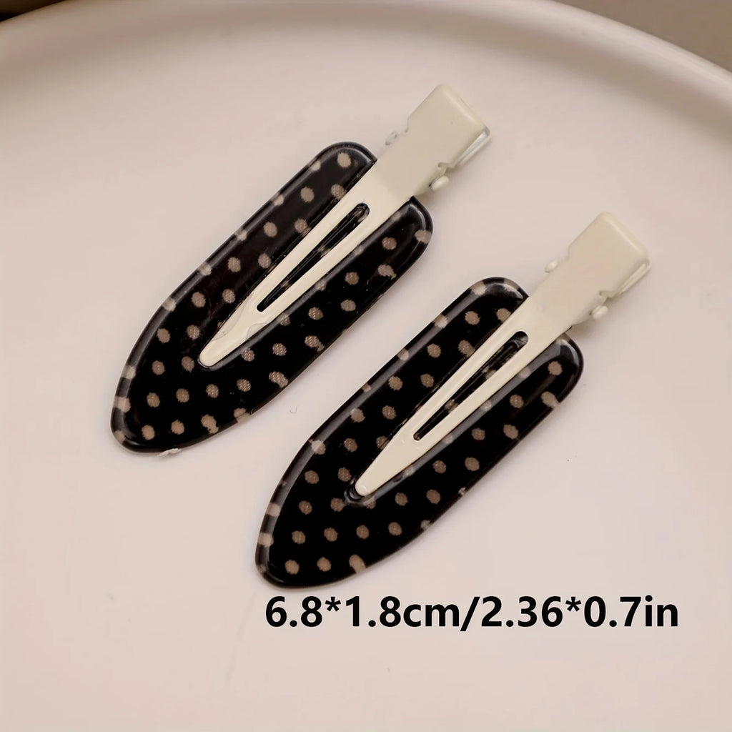 4-Piece Acrylic Duckbill Hair Clip Set
