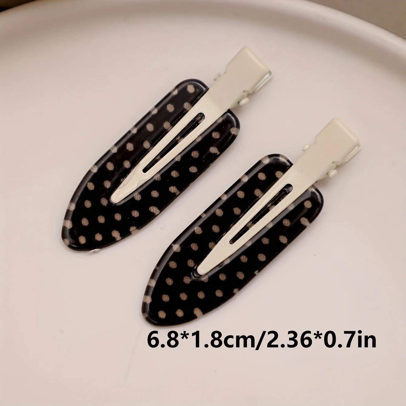 4-Piece Acrylic Duckbill Hair Clip Set