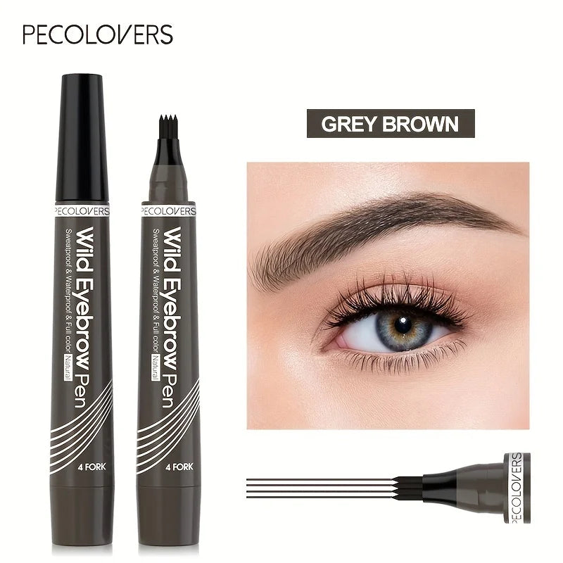 4-Fork Tip Eyebrow Pen