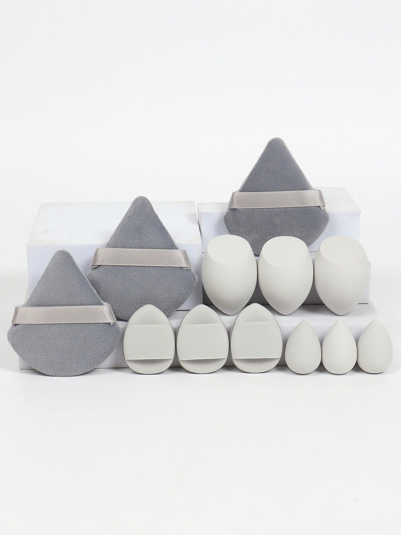 12-Piece Makeup Sponge & Powder Puff Set