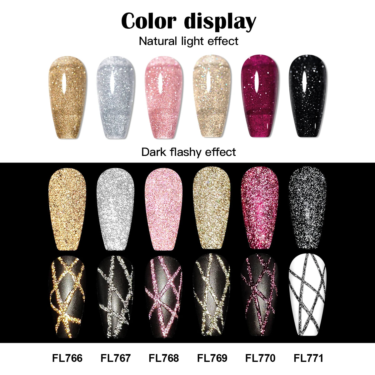 Reflective Glitter Liner Gel