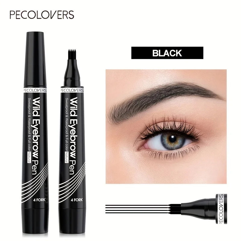 4-Fork Tip Eyebrow Pen